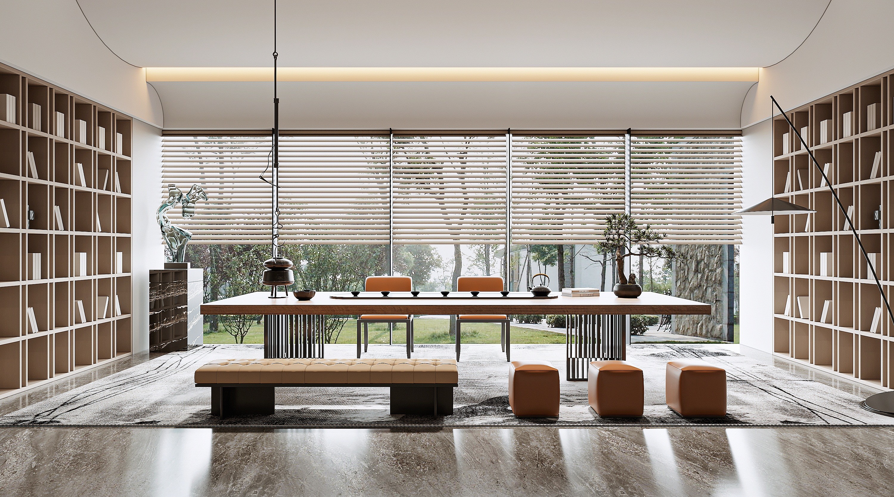 絕美茶室設(shè)計(jì)｜中式茶空間的 N 種高級(jí)打開(kāi)方式