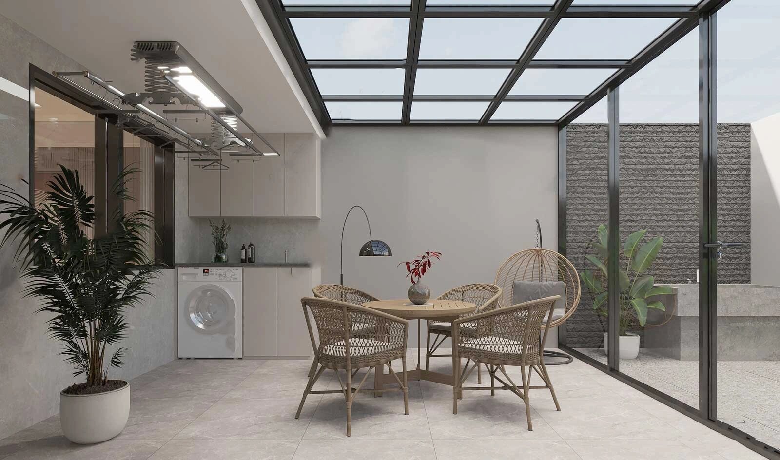 陽(yáng)光房案例效果圖