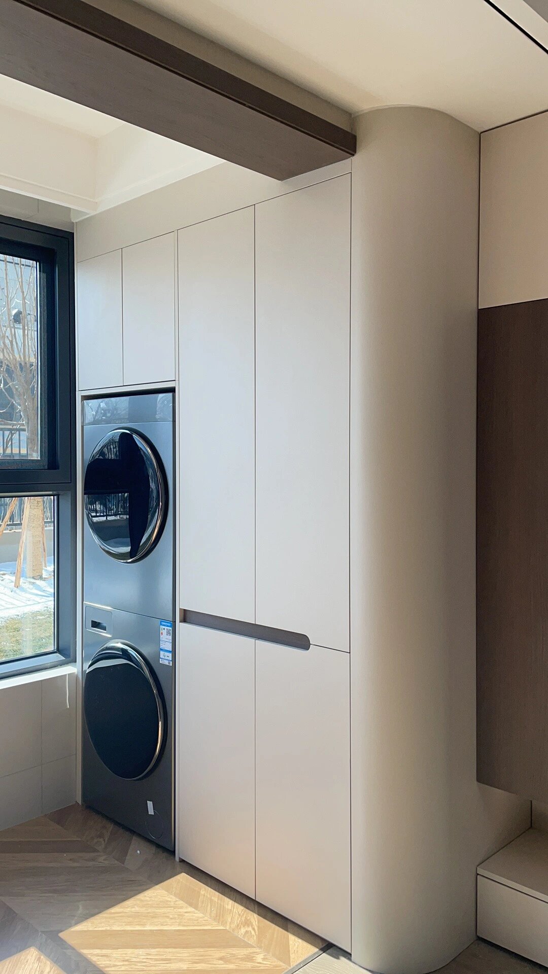 弧形柜設(shè)計(jì)，顏值實(shí)用雙在線